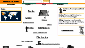 What Marktkram.org website looked like in 2015 (9 years ago)