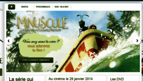 What Minuscule-dvd.com website looked like in 2015 (9 years ago)