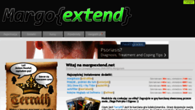 What Margoextend.net website looked like in 2015 (9 years ago)