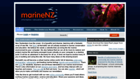 What Marinenz.org.nz website looked like in 2015 (9 years ago)