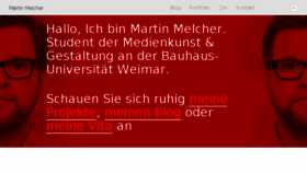 What Martinmelcher.de website looked like in 2015 (9 years ago)