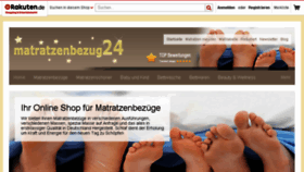 What Matratzenbezug24.de website looked like in 2015 (9 years ago)