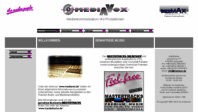 What Mediavox.de website looked like in 2015 (9 years ago)