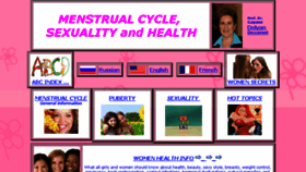 What Menstrual-cycle.info website looked like in 2015 (9 years ago)