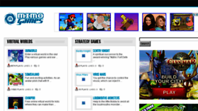 What Mimogames.com website looked like in 2015 (9 years ago)