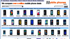 What Mobilephones.name website looked like in 2015 (9 years ago)