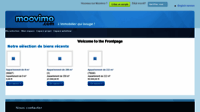 What Moovimo.com website looked like in 2015 (9 years ago)