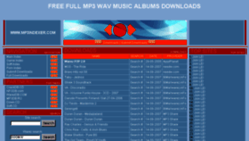 What Mp3indexer.com website looked like in 2015 (9 years ago)