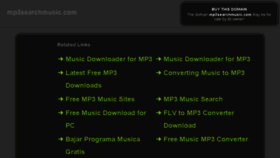 What Mp3searchmusic.com website looked like in 2015 (9 years ago)