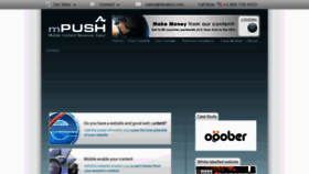 What Mpush.com website looked like in 2015 (8 years ago)