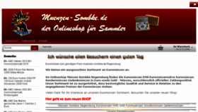 What Muenzen-sombke.de website looked like in 2015 (9 years ago)