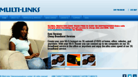 What Multilinks.com website looked like in 2015 (9 years ago)