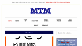 What Midtnmusic.com website looked like in 2015 (9 years ago)