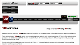 What Mytio.ch website looked like in 2015 (9 years ago)