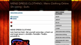 What Mensdressclothing.com website looked like in 2015 (9 years ago)