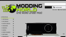 What Moddingworld.pt website looked like in 2015 (9 years ago)