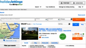 What M.holidaylettings.co.uk website looked like in 2015 (8 years ago)