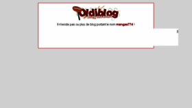 What Mangas774.oldiblog.com website looked like in 2015 (9 years ago)