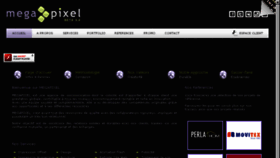 What Megapixel.ma website looked like in 2015 (8 years ago)
