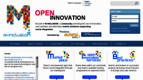 What M-inclusion.eu website looked like in 2015 (8 years ago)
