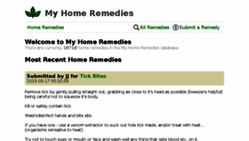 What Myhomeremedies.com website looked like in 2015 (8 years ago)