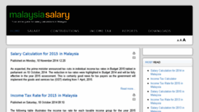 What Malaysiasalary.com website looked like in 2015 (9 years ago)