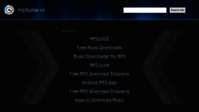 What Mp3juice.cc website looked like in 2015 (9 years ago)