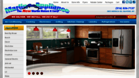 What Marlinappliance.com website looked like in 2015 (8 years ago)