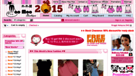 What Moomooboutique.com website looked like in 2015 (8 years ago)