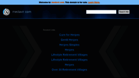 What Medavir.com website looked like in 2015 (8 years ago)