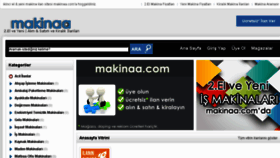 What Makinaa.com website looked like in 2015 (8 years ago)