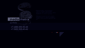 What Media-matrix.ru website looked like in 2015 (8 years ago)