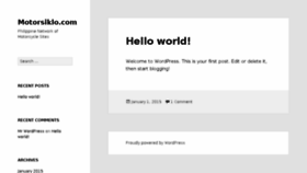 What Motorsiklo.com website looked like in 2015 (8 years ago)