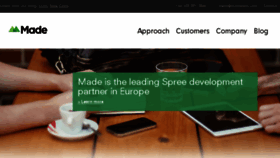 What Madetech.co.uk website looked like in 2015 (10 years ago)