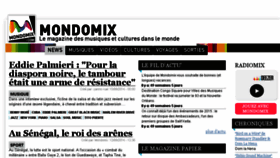 What Mondomix.com website looked like in 2015 (8 years ago)