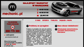 What Mechanic.pl website looked like in 2015 (8 years ago)