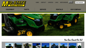 What Midstateequipment.com website looked like in 2015 (8 years ago)