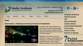 What Mediasynthesis.com website looked like in 2015 (8 years ago)