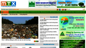 What Moitruong.com.vn website looked like in 2015 (8 years ago)