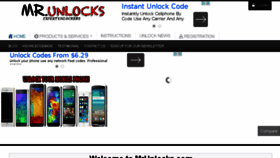 What Mrunlocks.com website looked like in 2015 (8 years ago)