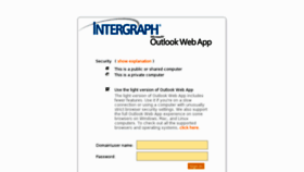 What Mail.intergraph.nl website looked like in 2015 (9 years ago)