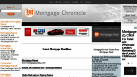 What Mortgagechronicle.com website looked like in 2015 (8 years ago)