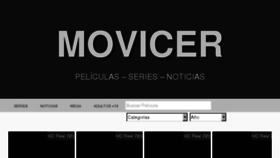 What Movicer.com website looked like in 2015 (8 years ago)