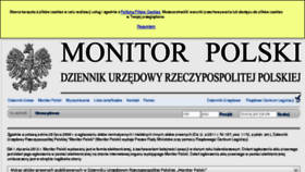 What Monitorpolski.gov.pl website looked like in 2015 (8 years ago)