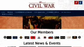 What Mocivilwar.org website looked like in 2015 (8 years ago)
