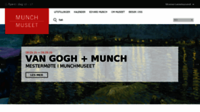 What Munch.museum.no website looked like in 2015 (8 years ago)