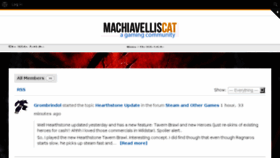What Machiavelliscat.com website looked like in 2015 (8 years ago)