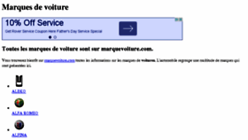 What Marquevoiture.com website looked like in 2015 (8 years ago)