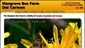 What Mangrove-bee-farm.com website looked like in 2015 (8 years ago)