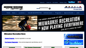 What Milwaukeerecreation.net website looked like in 2015 (8 years ago)